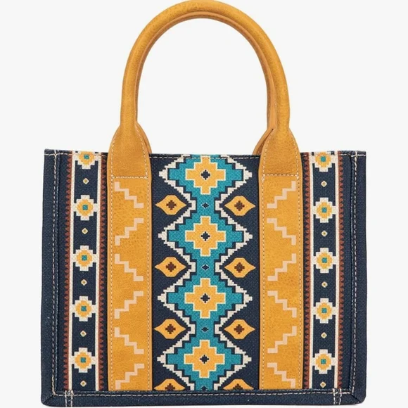 Montawest Wrangler Women's Tote Multicolor Patterned Bag - Picture 4 of 8